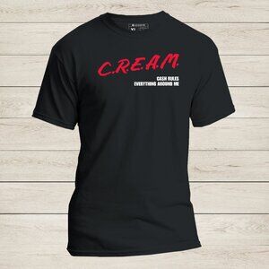 C.R.E.A.M. Wu-Tang Unisex T-Shirt - Retro D.A.R.E. Parody 90s Hip Hop Tee NEW